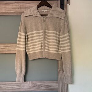 Z Supply Knit Zipper Sweater